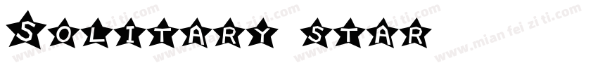 Solitary star字体转换